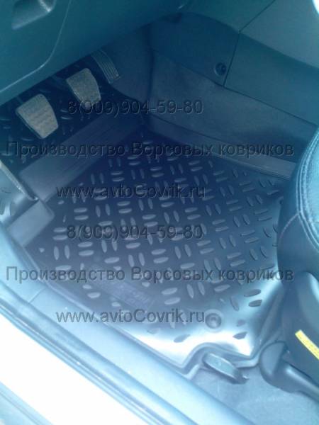 Резиновые коврики в салон Geely Emgrand X7(Джили Эмгранд Х7) (2011-) с бортиком