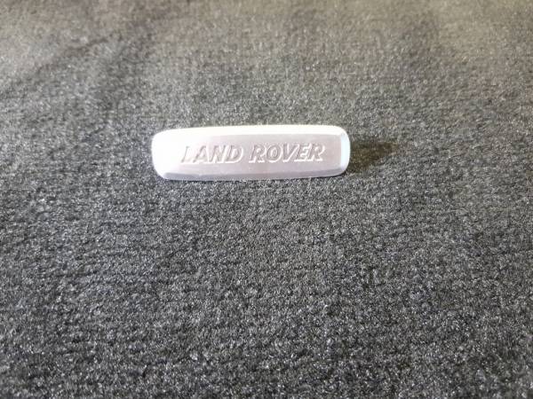 Лейбл металлический Land Rover (Ленд Ровер) без цвета