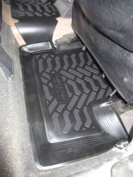 Резиновые коврики в салон Daewoo Nexia (Дэу Нексия) 3D с бортиком