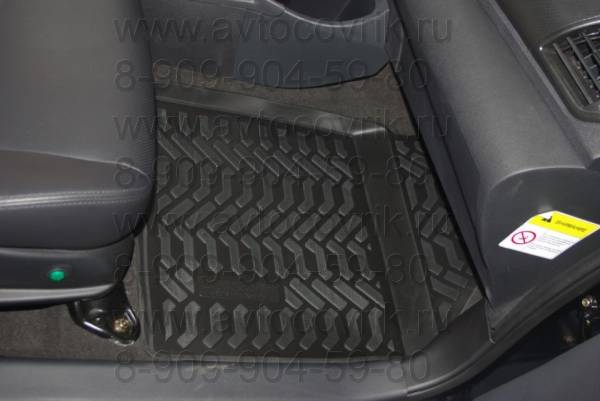 Резиновые коврики в салон Lifan X50 (Лифан Х50) (2015-) с бортиком