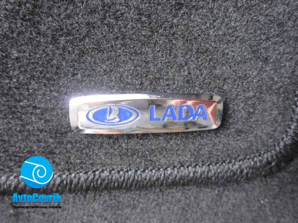 Лейбл металлический Lada (Лада) цветной