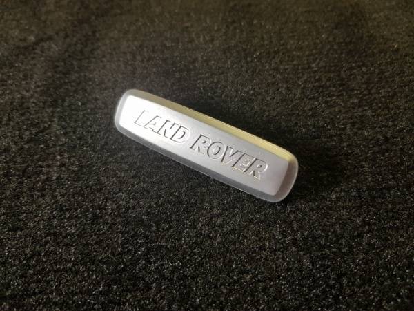 Лейбл металлический Land Rover (Ленд Ровер) без цвета