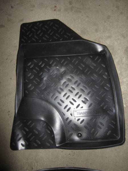 Коврики в салон Hyundai Santa Fe II (Хендай Санта Фе 2) (2006-2012) с бортиком 