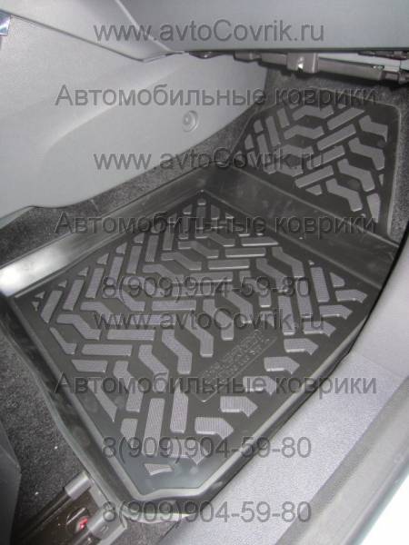 Коврики в салон Ford Ecosport (Форд Экоспорт) 3D с бортиком 