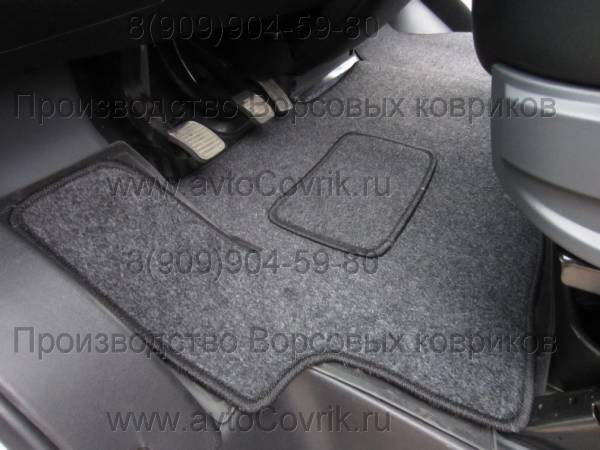 Велюровые коврики в салон Peugeot Boxer 