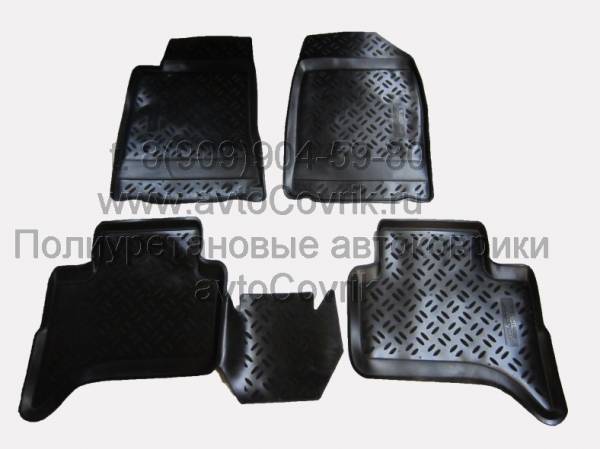 Коврики в салон Chevrolet TrailBlazer (Шевроле Трейлблейзер) (2012-н.в.) с бортиком