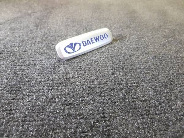 Лейбл металлический Daewoo (Дэу) цветной