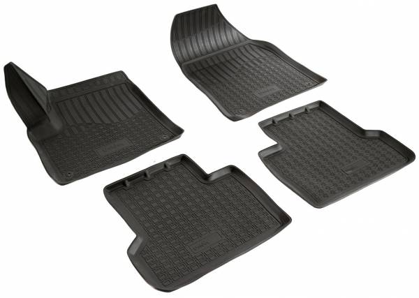 Резиновые коврики в салон Jeep Cherokee V KL (Джип Чероки 5 КЛ)  (2013-)с бортиком